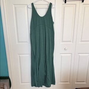 HALARA Teal Green Sleeveless Maxi Dress